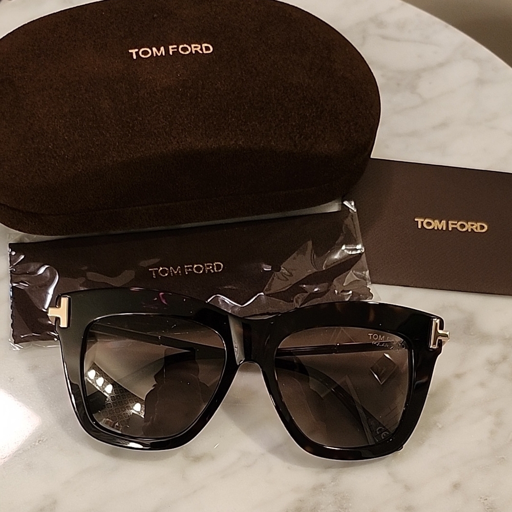 Tom Ford Polorized Tortoiseshell Sunglasses